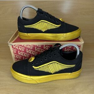 VANS Old Skool X Harry Potter Golden Snitch Sneakers Mens 6 Womens 7.5 Shoes